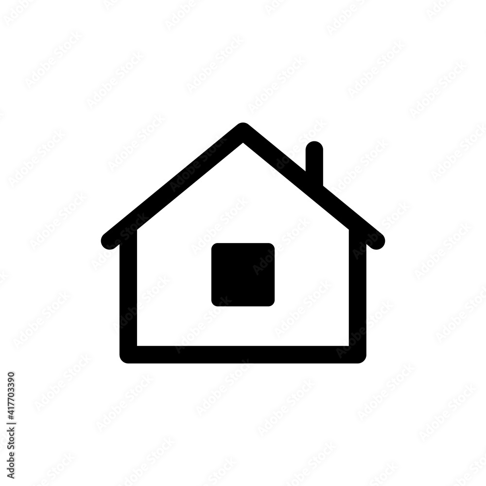 House vector icon. Home linear pictogram. House vector icon. Home linear pictogram.