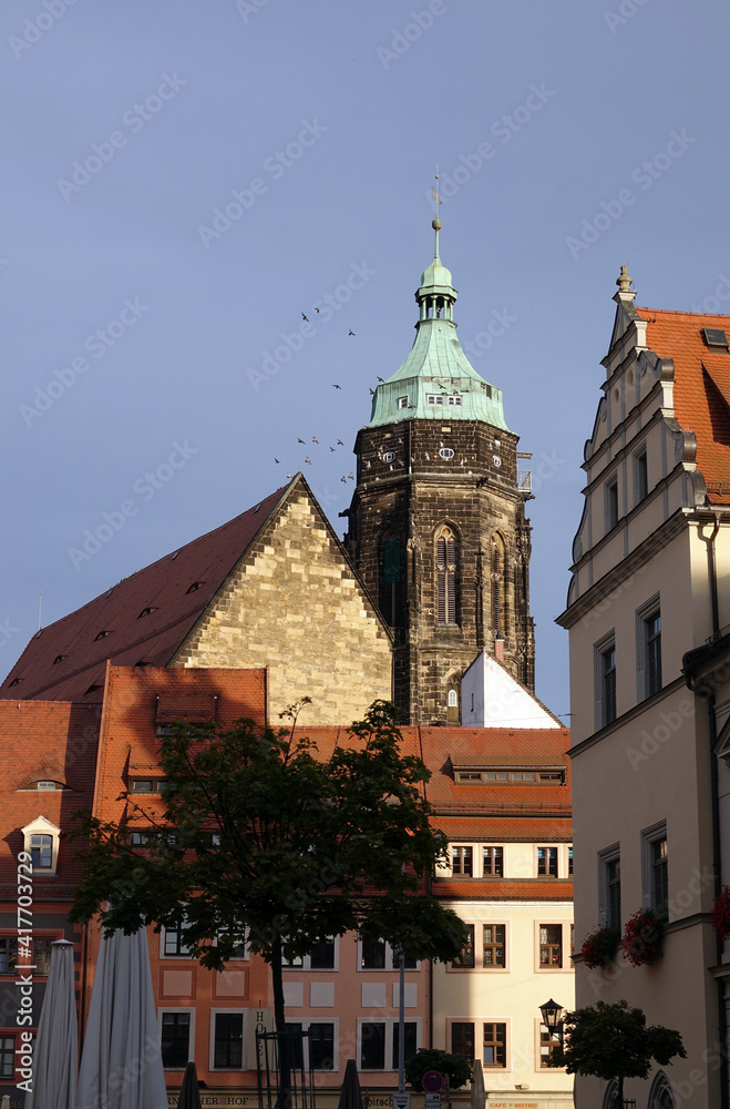 Naklejka premium Marienkirche in Pirna