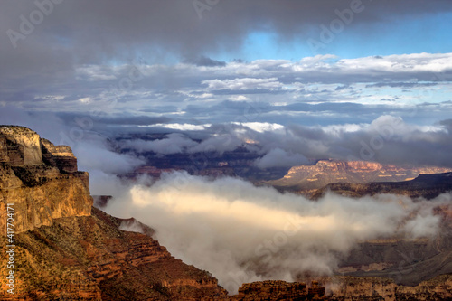 USA, Arizona, Grand Canyon National Park. Overview of canyon.