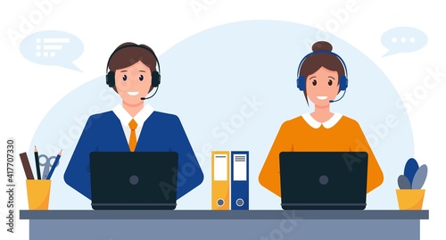 Customer service, support or call center