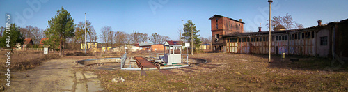Ein ehemalige Rangierbahnhof mit Drehscheibe in der Uckermark © silbertaler