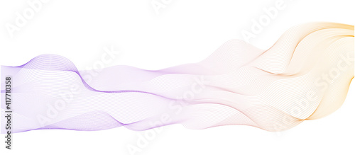 Abstract guilloche pattern. Vector complex gradient lines texture.