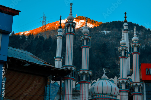 mosque in the morning