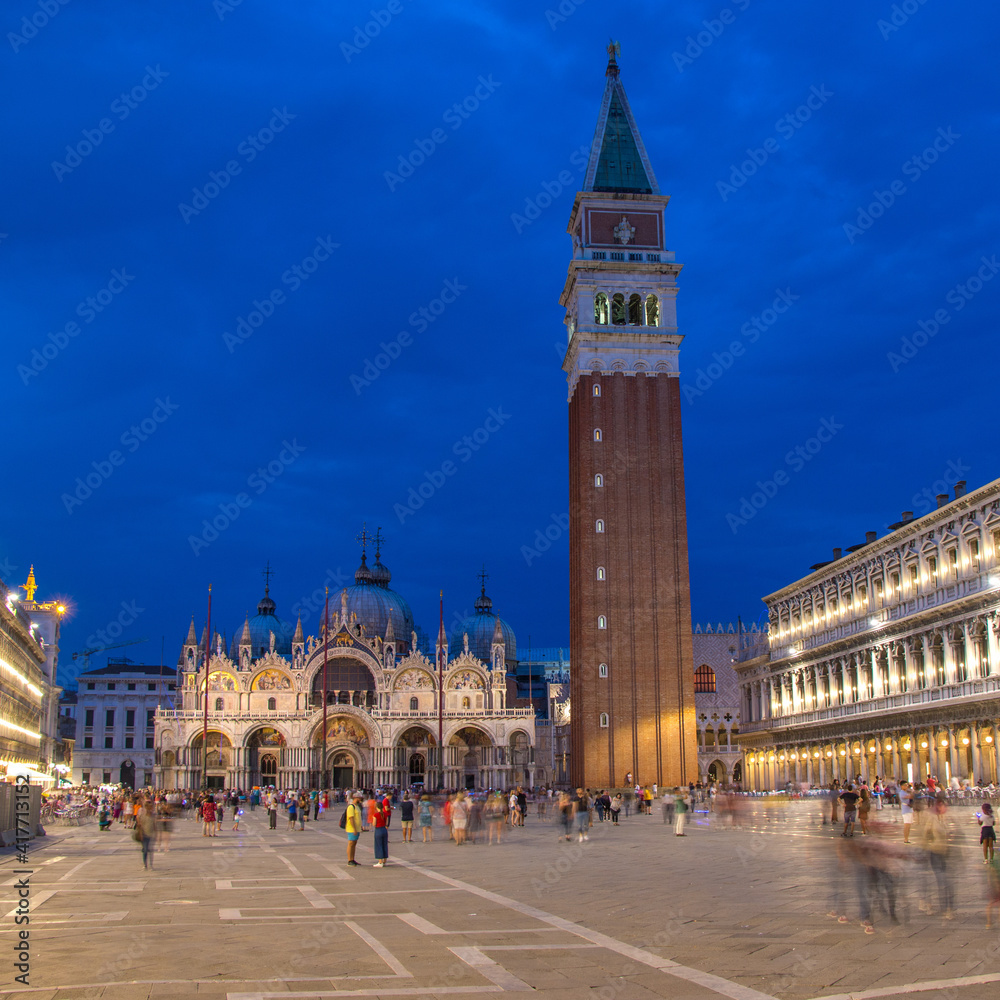 St Mark's Square in the evening / Venice, Italy