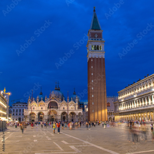 St Mark's Square in the evening / Venice, Italy © Ladislav_Zemanek
