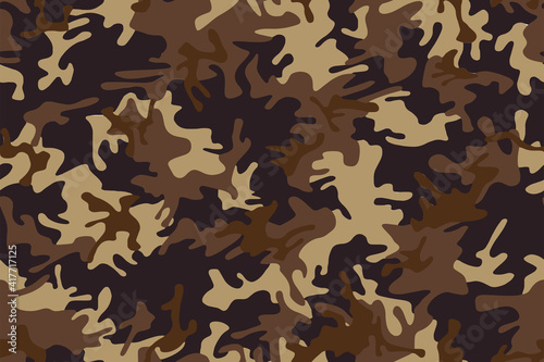 Full seamless military camouflage skin pattern vector for decor and textile. Army masking design for hunting textile fabric printing and wallpaper. Design for fashion and home design.
