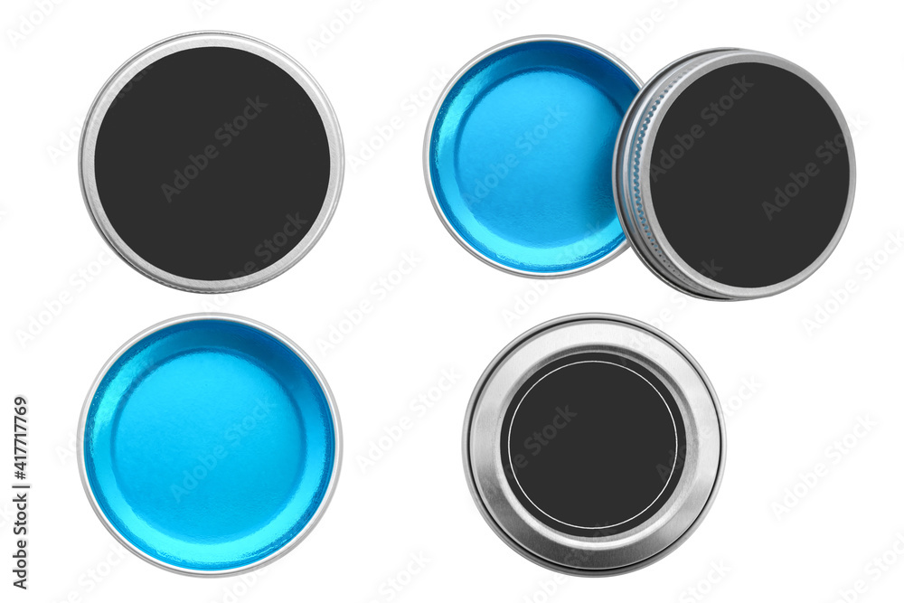 custom made wallpaper toronto digitalGel for eyebrows. Eyebrow makeup product in round iron packaging. Cosmetic wax set isolated on white background, top view