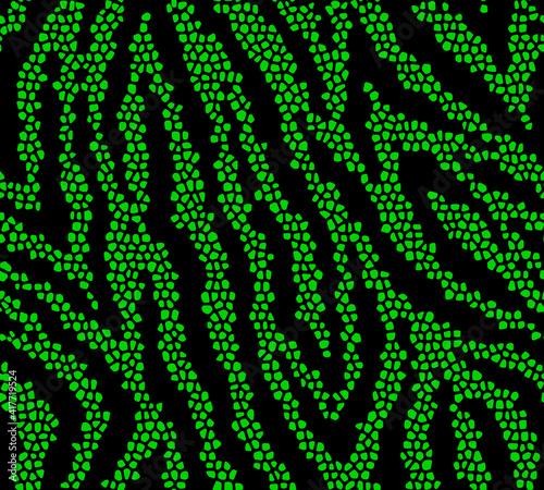Full Seamless Ornate Zebra Tiger Stripes Pattern Texture Vector. Endless cheetah design for dress fabric print.