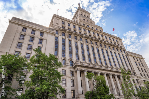 Fotografie The Canada Life building on University Avenue in Toronto Canada.
