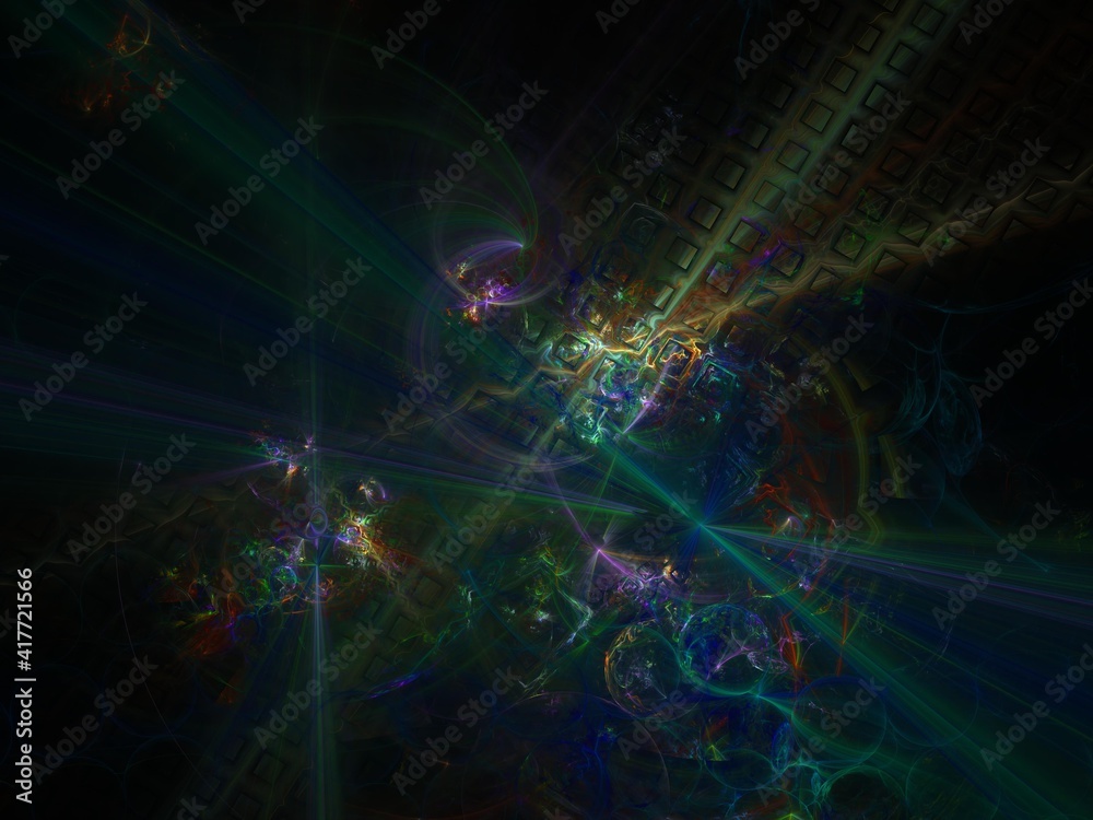Obraz premium Imaginatory fractal background Image