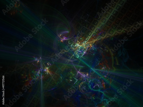 Imaginatory fractal background Image