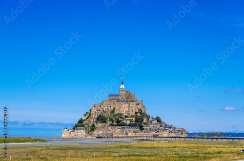 Mont Saint-Michel Abbey in Normandy, France