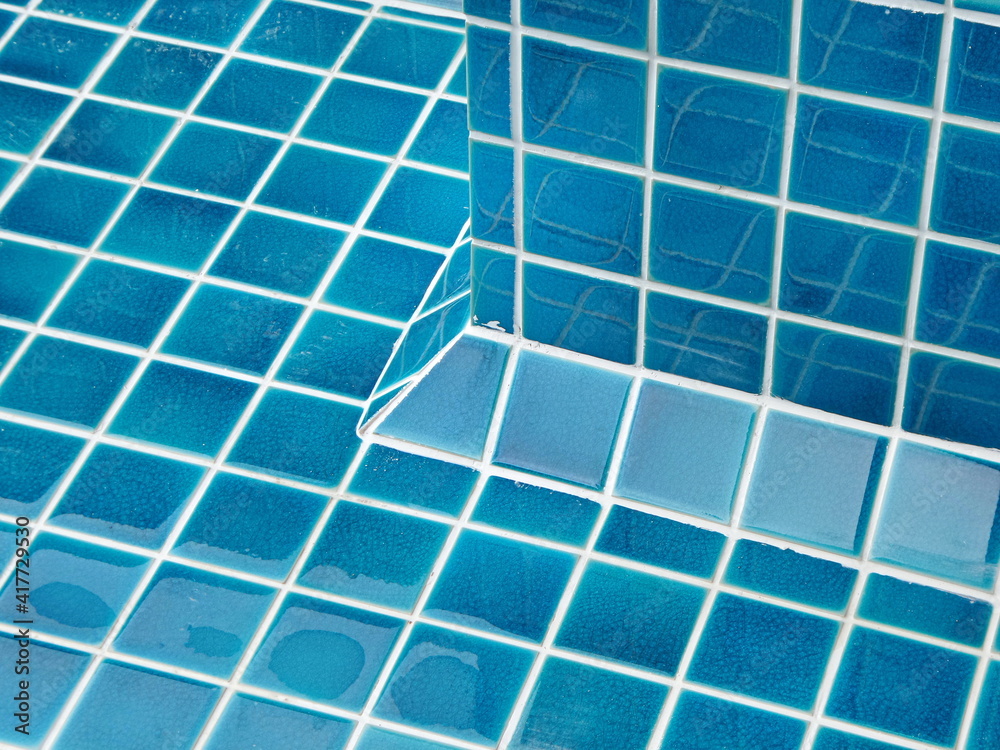 Tile for the corner of the pool.