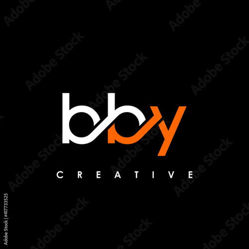 BBY Letter Initial Logo Design Template Vector Illustration