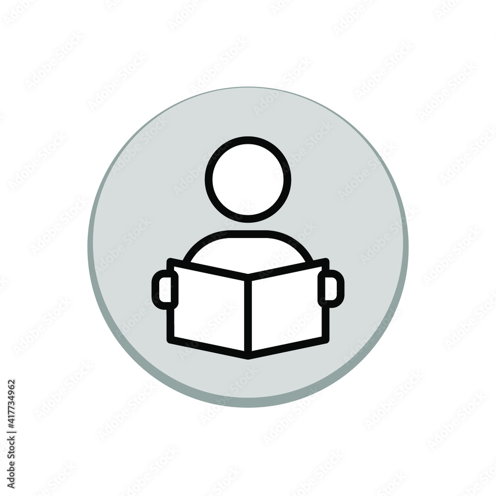Student icon template Student icon template