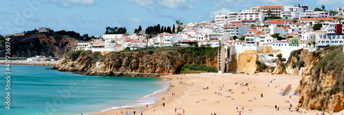 Albufeira beach in Western Portugal