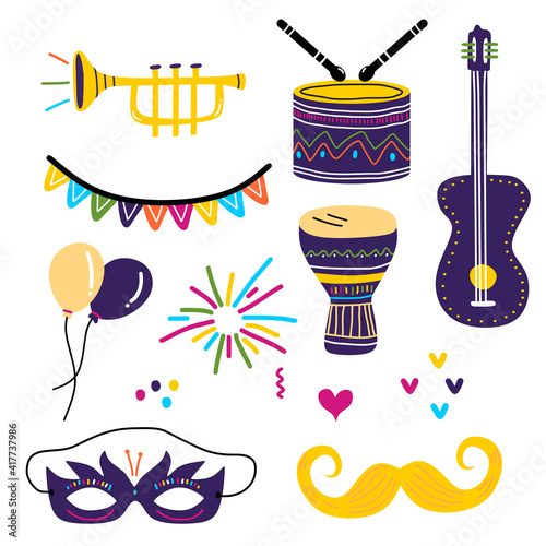Collection of decorative el...