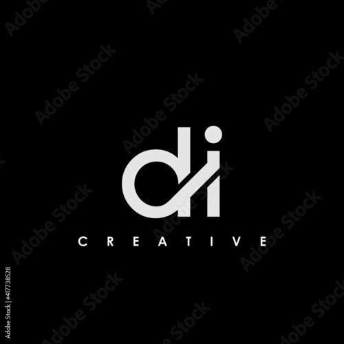 DI Letter Initial Logo Design Template Vector Illustration