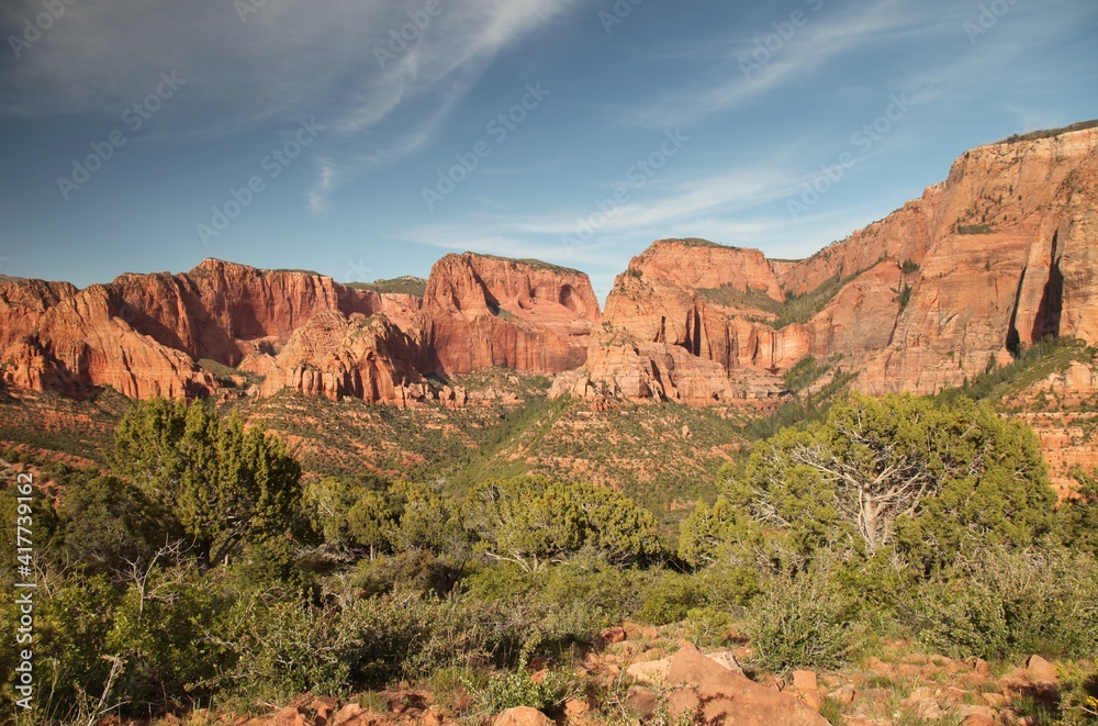 Kolob Canyon in Zion National Park, Utah