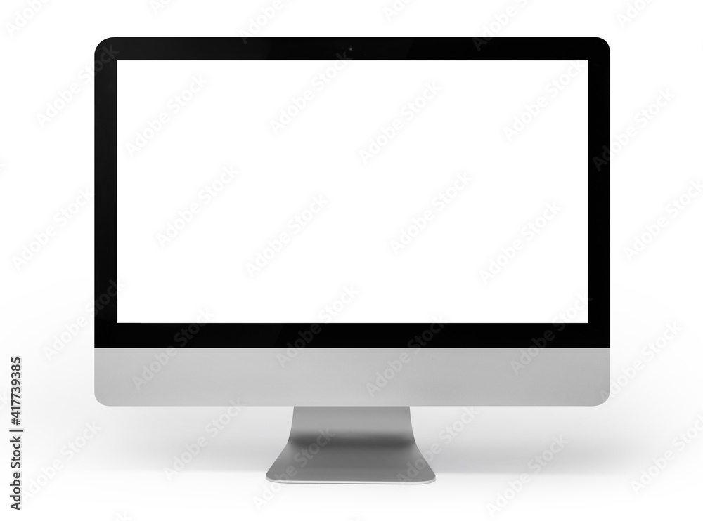 Computer monitor isolated on a white background with clipping path Computer monitor isolated on a white background with clipping path