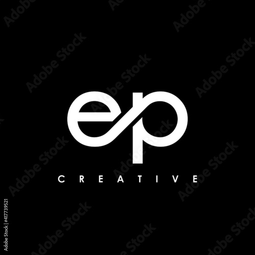 EP Letter Initial Logo Design Template Vector Illustration