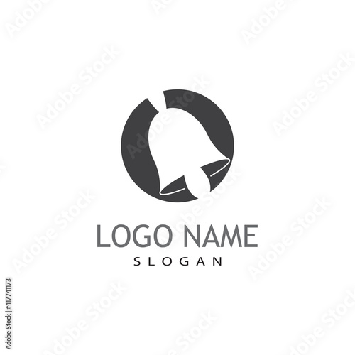 Bell Logo Template vector symbol illustration design