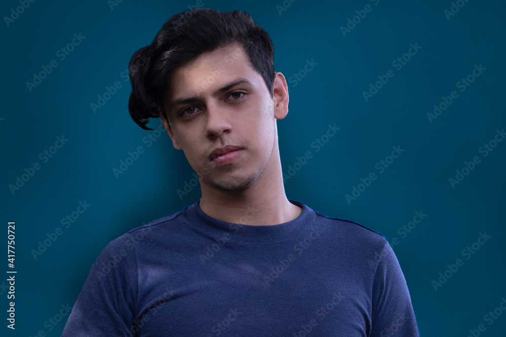 Fototapeta premium portrait of man with serious expression