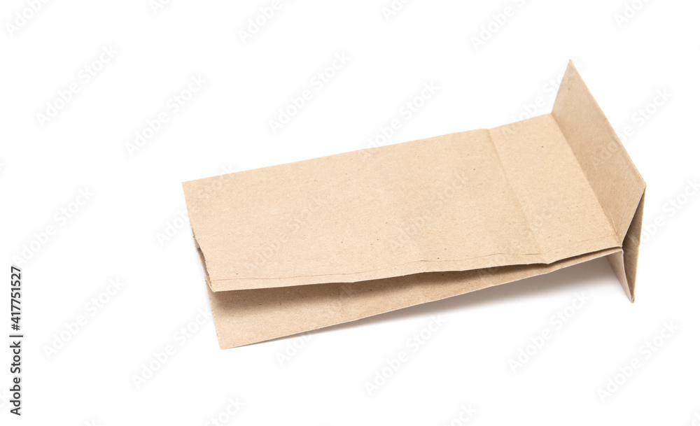 Brown paper bag on white background Brown paper bag on white background