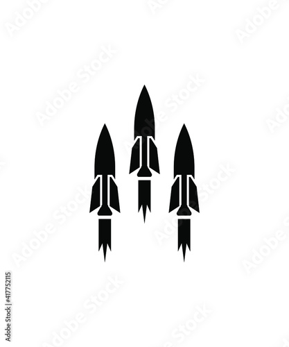 missile icon,vector best flat icon.