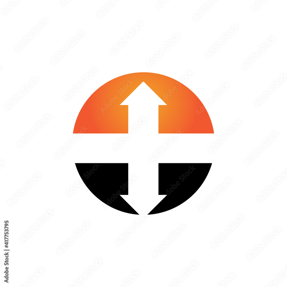 Arrow vector illustration icon Arrow vector illustration icon