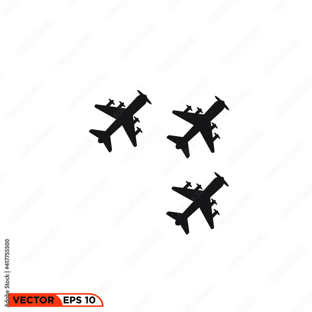 Icon vector graphic of plane Icon vector graphic of plane