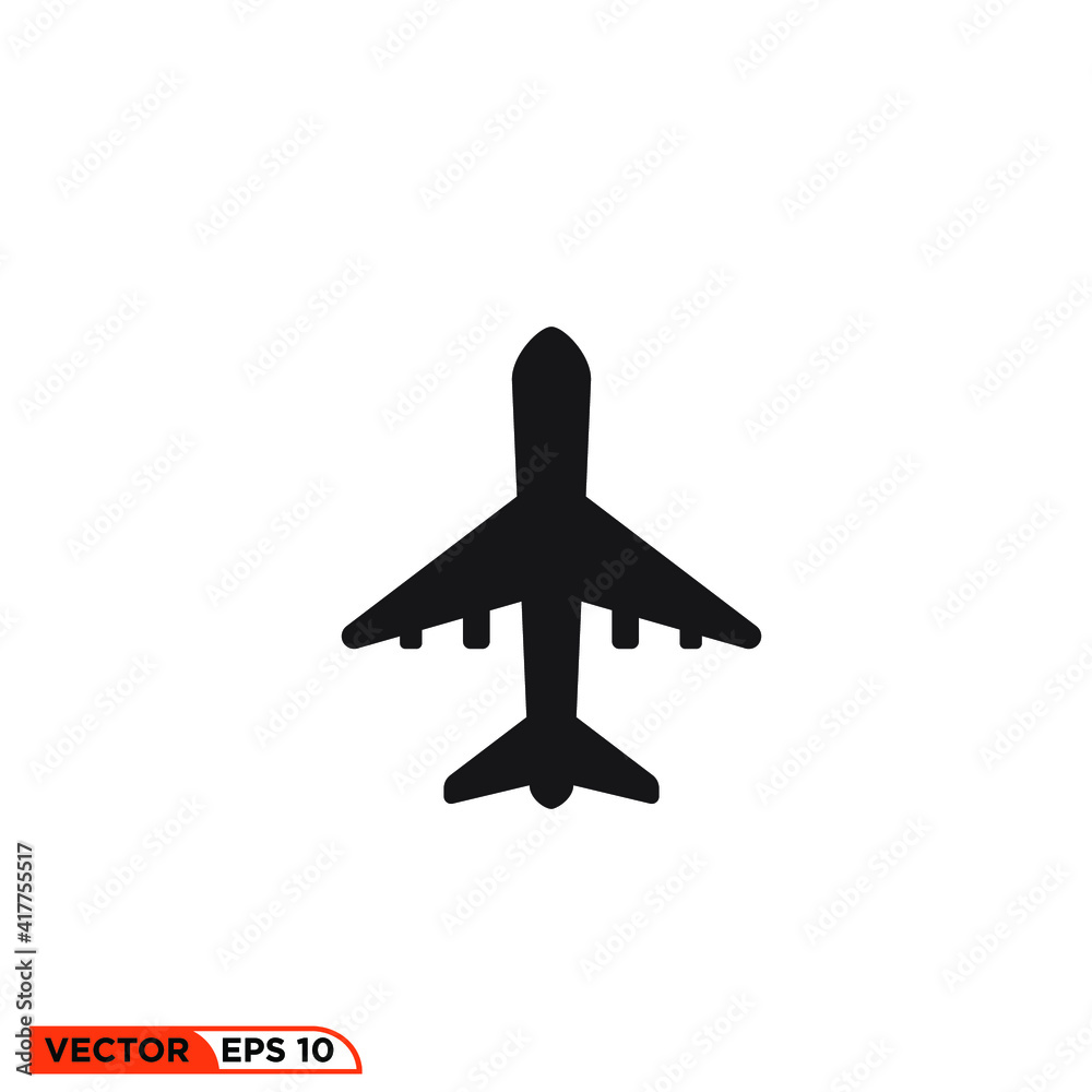Icon vector graphic of plane Icon vector graphic of plane