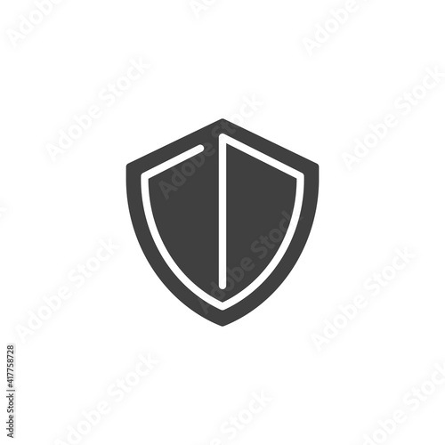 Free Download Protection shield vector icon. filled flat sign for mobile concept and web design. Security shield glyph icon. Symbol, logo illustration. Vector graphics - GFXLoad