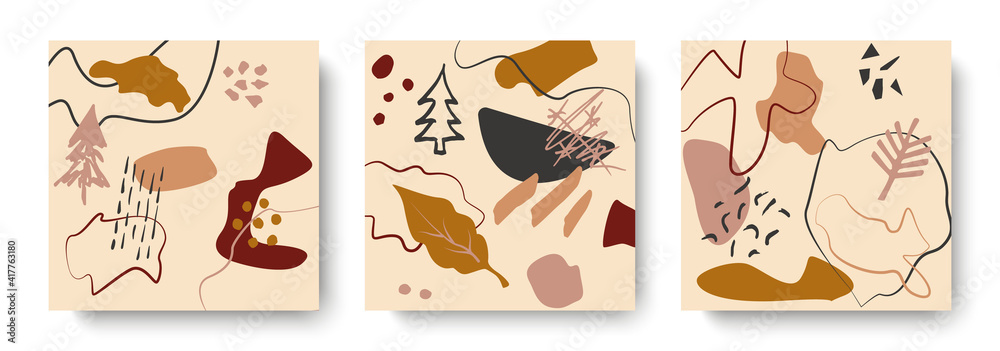 Abstract creative background.Colorful shapes and textures.Modern composition by hand.Modern impressionist art for posters, banners, postcards, flyers.Hand-drawn Christmas trees. Abstract creative background.Colorful shapes and textures.Modern composition by hand.Modern impressionist art for posters, banners, postcards, flyers.Hand-drawn Christmas trees.