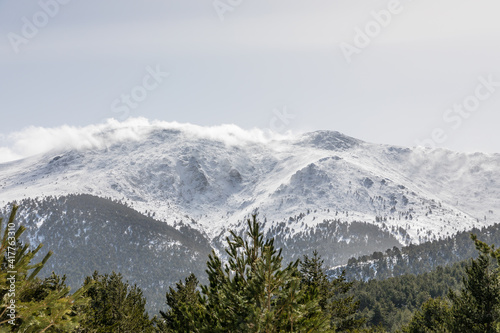 On the way up to the Peñalara glacier circus area, in the Guadarrama mountains of Madrid