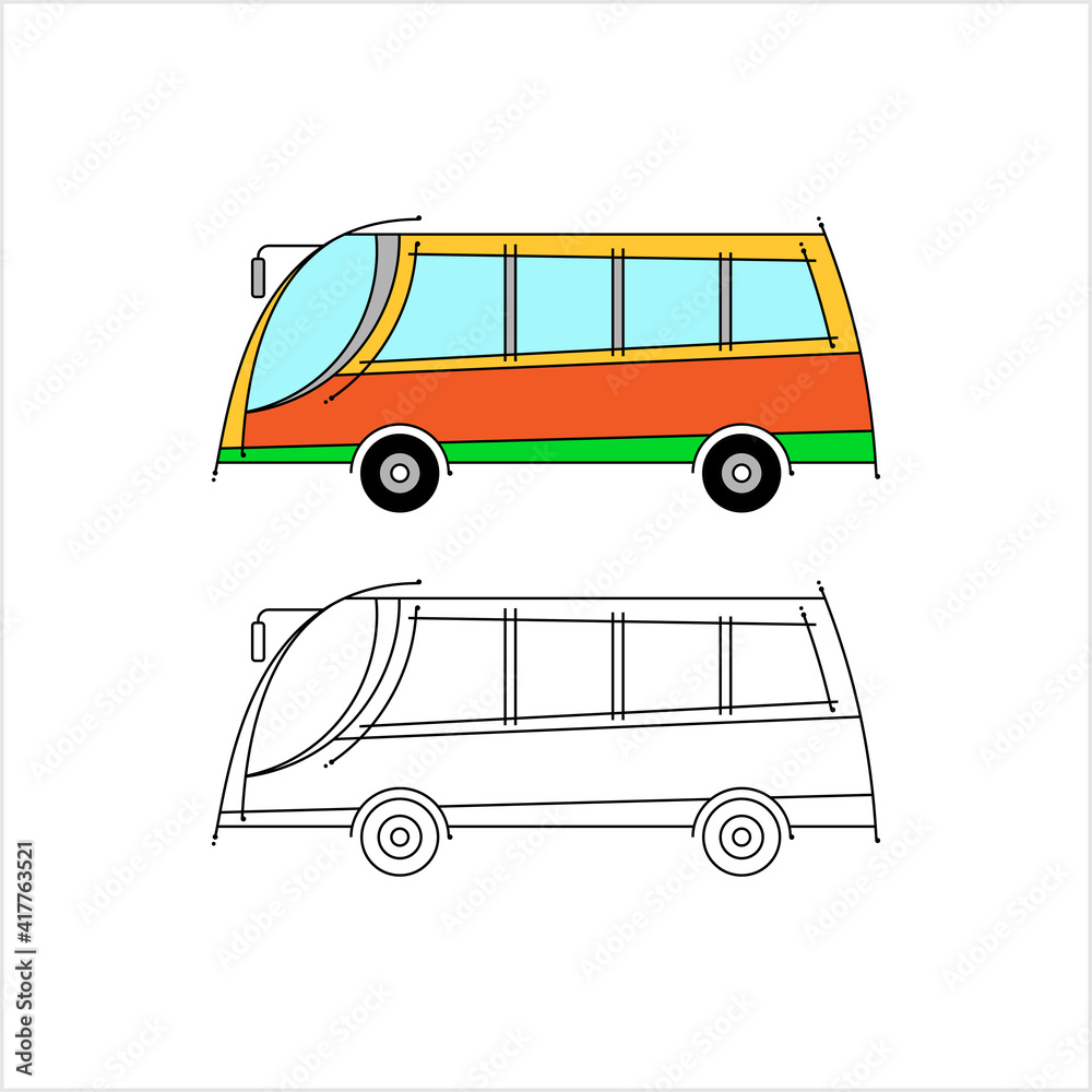 Bus Icon, Transport Automobile