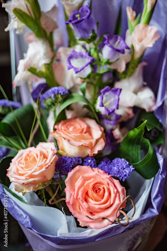 nice bouquet in the hands