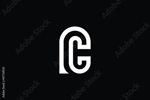 LC logo letter design on luxury background. CL logo monogram initials letter concept. LC icon logo design. CL elegant and Professional letter icon design on black background. L C CL LC