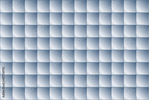 Fondo de baldosas azules simétricos en cuadrados.