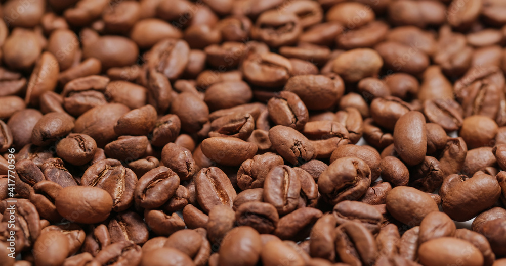 Fototapeta premium Stack of the Roasted coffee bean