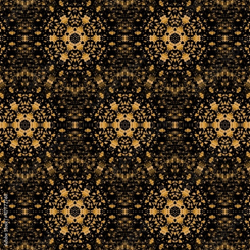 Scarf pattern texture for print on cloth  Contemporary pattern design for background  cover photo  website  mandala decoration  retro  vintage  trend  3d illustration  baroque  trendy wallpaper