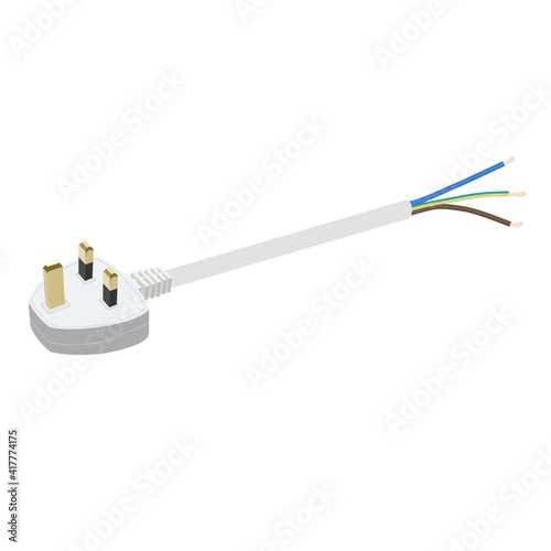 Electric plug cable