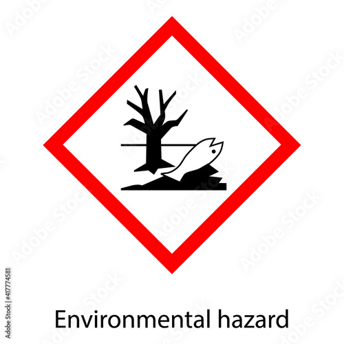 Environmental hazard sign