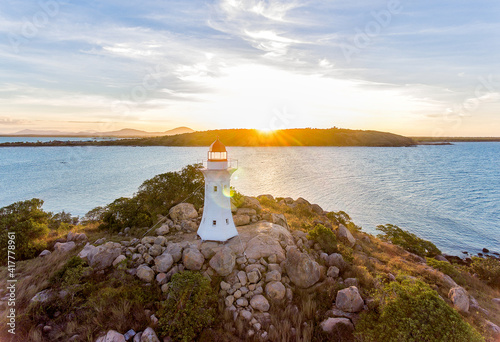 Lighthouse at Sunset