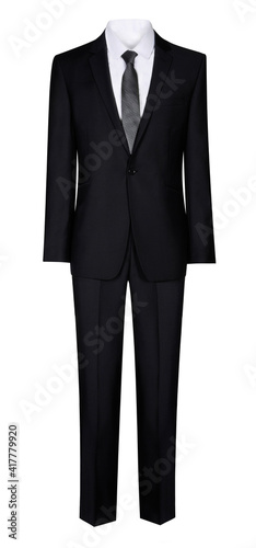 Man's suit isolated on a white background