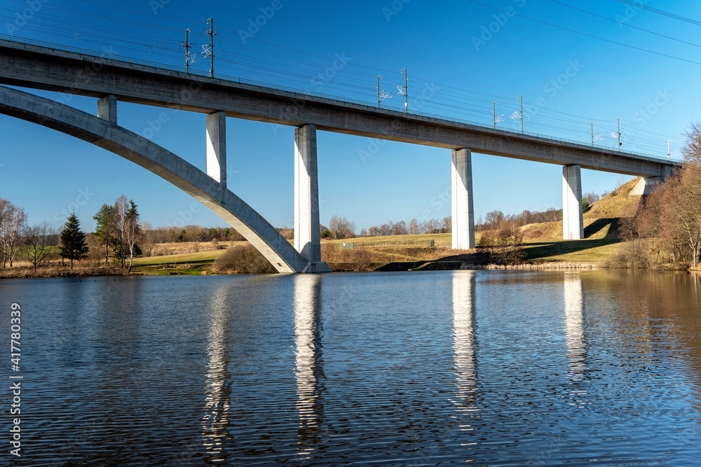Ilmtalbrücke bei Ilmenau in Thüringen Ilmtalbrücke bei Ilmenau in Thüringen