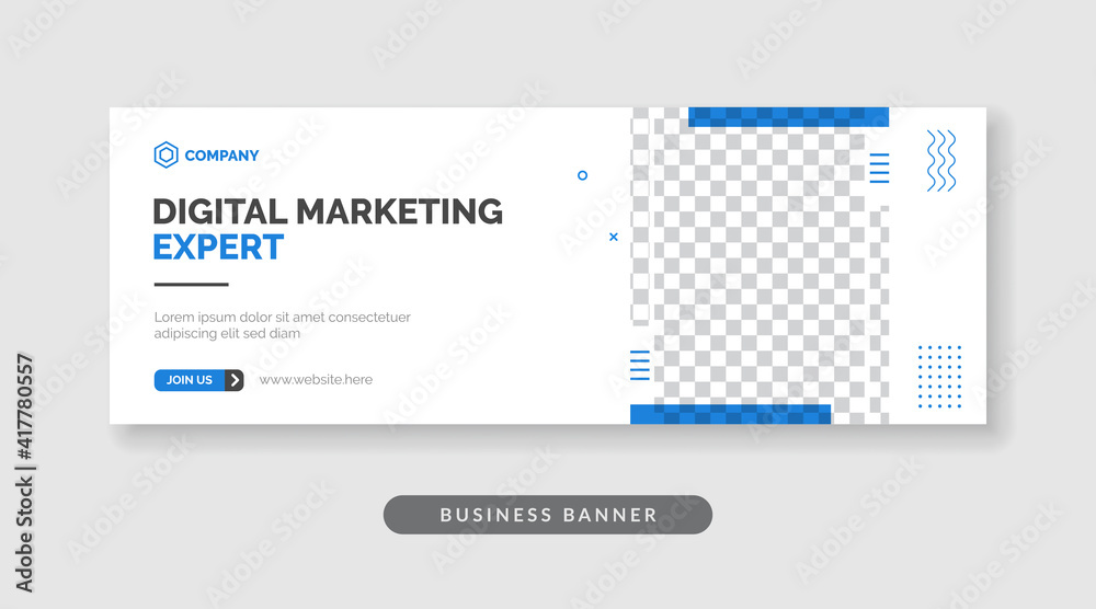 Digital marketing expert banner template Digital marketing expert banner template