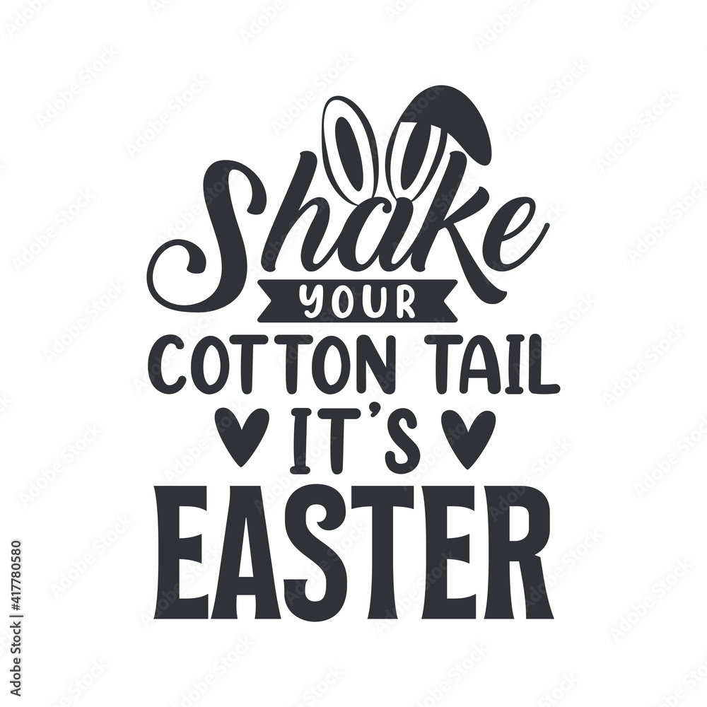 Shake your cotton tail it's easter