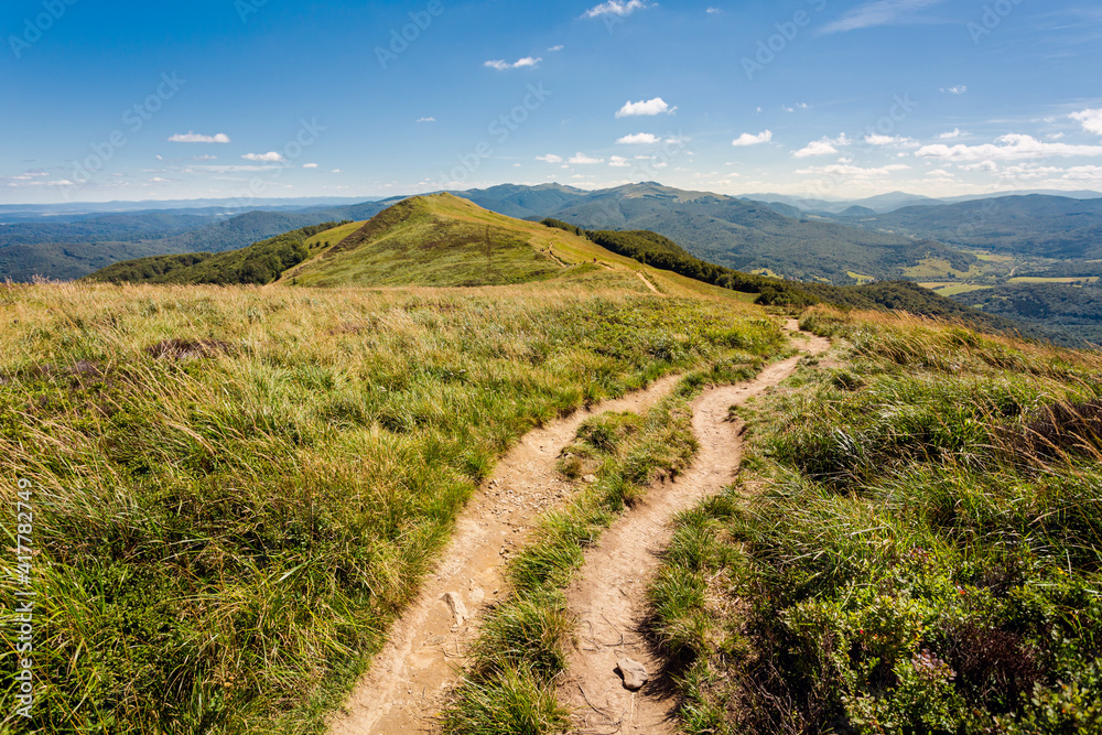 Fototapeta premium Polonina Carynska path in Bieszczady