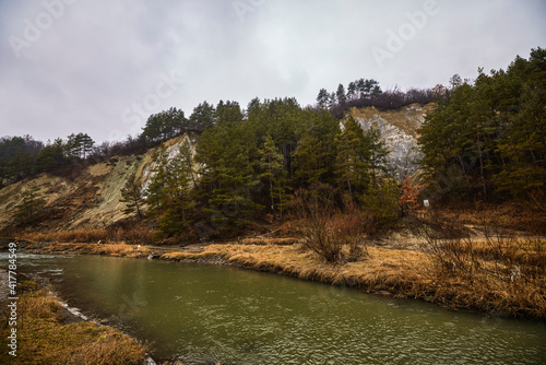 Images with the Praid Salt Mountain and Canyon, a nature reserve in Romania.